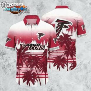 Atlanta Falcons NFL Summer Hawaiian Shirt Tropical Patterns Graphic