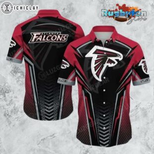 Atlanta Falcons NFL Team Football Beach Shirt Summer Button Down Hawaiian Shirt