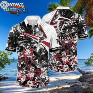 Atlanta Falcons NFL Tropical Flower Beach Hawaiian Shirt