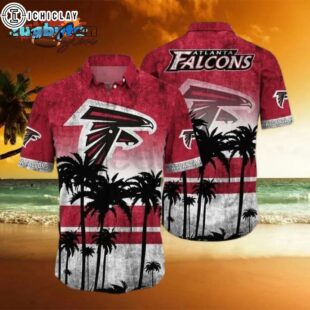 Atlanta Falcons NFL Vintage Aloha Hawaiian Shirt