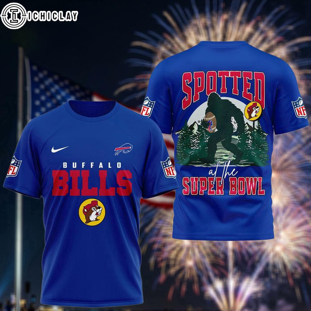 Buffalo Bills Spotted At The Super Bowl 3D T-Shirt Buffalo Bills Spotted At The Super Bowl 3D T-Shirt