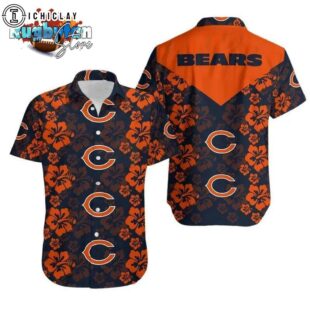 Chicago Bears Flowers Hawaii Shirt Summer Collection