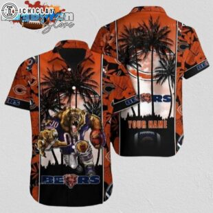 Chicago Bears Hawaiian Shirt NFL Football 3D Print Hawaiian Shirt For Men And Women