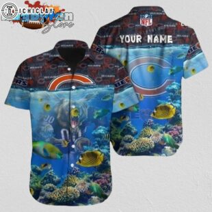 Chicago Bears Hawaiian Shirt NFL Football 3D Print Personalized Hawaiian Shirt Cheap For Mens Womens