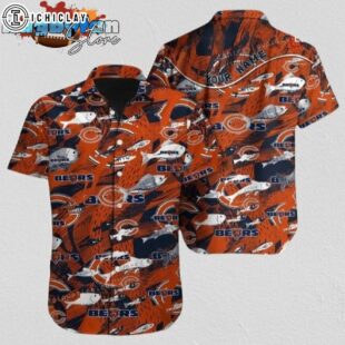 Chicago Bears Hawaiian Shirt NFL Football Cheap Hawaiian Shirt For Mens Womens