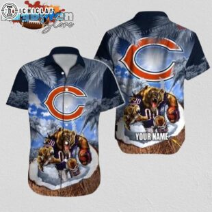 Chicago Bears Hawaiian Shirt NFL Football Personalized Cheap Hawaiian Shirt