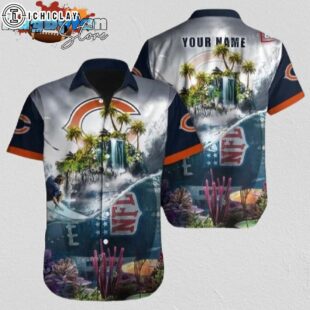 Chicago Bears Hawaiian Shirt NFL Football Personalized Hawaiian Shirt Cheap For Men Women