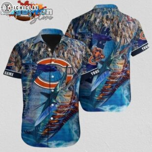 Chicago Bears Hawaiian Shirt NFL Football Personalized Hawaiian Shirt Man