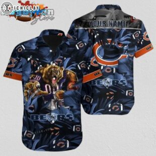 Chicago Bears Hawaiian Shirt NFL Football Print Hawaiian Shirt Cheap