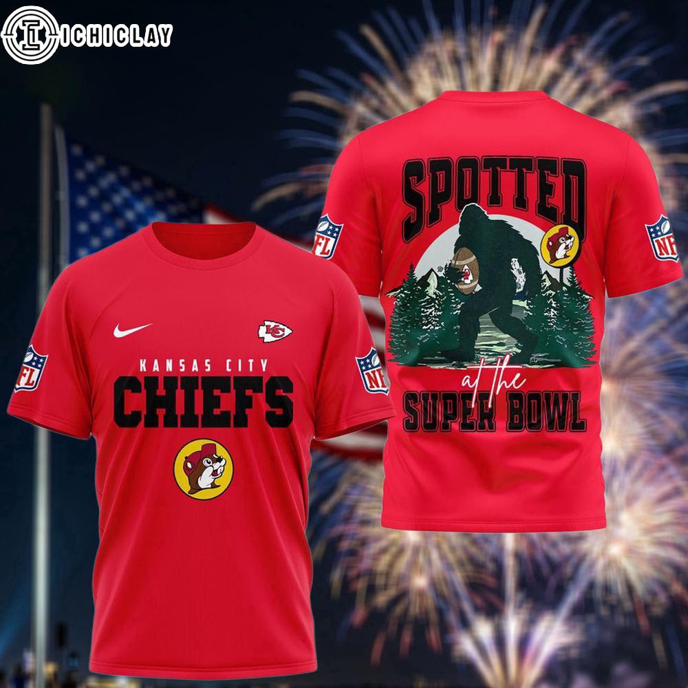 Kansas City Chiefs Spotted At The Super Bowl 3D T-Shirt Kansas City Chiefs Spotted At The Super Bowl 3D T-Shirt