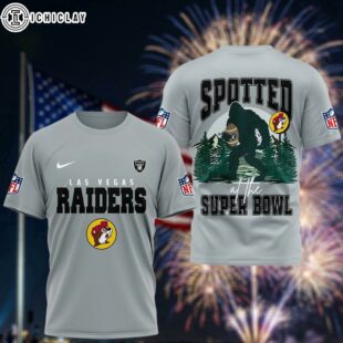Las Vegas Raiders Spotted At The Super Bowl 3D T-Shirt