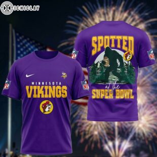 Minnesota Vikings Spotted At The Super Bowl 3D T-Shirt