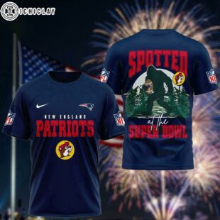 New Engl& Patriots Spotted At The Super Bowl 3D T-Shirt