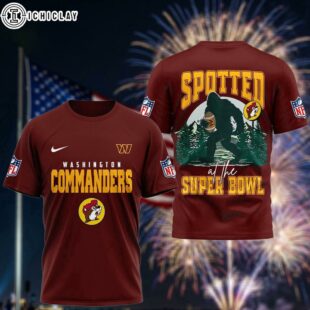 Washington Comm&ers Spotted At The Super Bowl 3D T-Shirt