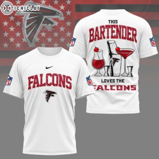 Atlanta Falcons NFL Bartender Fan 3D T-Shirt