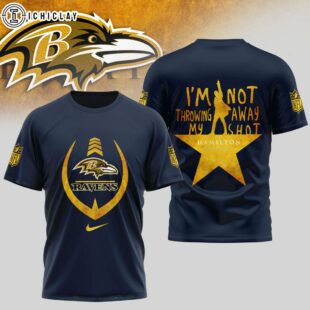 Baltimore Ravens NFL Hamilton 3D T-Shirt