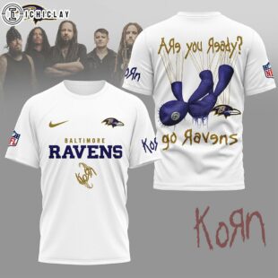 Baltimore Ravens NFL Korn Fan 3D T-Shirt