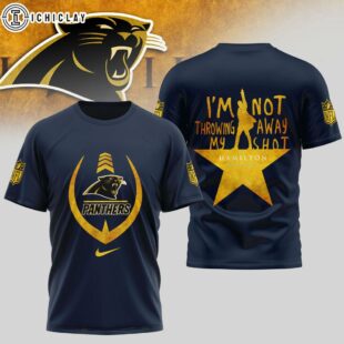 Carolina Panthers NFL Hamilton 3D T-Shirt