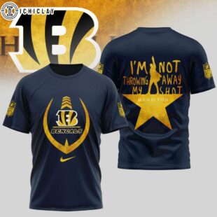 Cincinnati Bengals NFL Hamilton 3D T-Shirt
