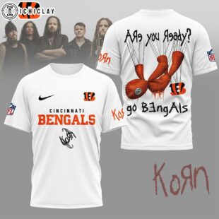 Cincinnati Bengals NFL Korn Fan 3D T-Shirt