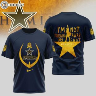 Dallas Cowboys NFL Hamilton 3D T-Shirt