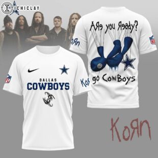 Dallas Cowboys NFL Korn Fan 3D T-Shirt