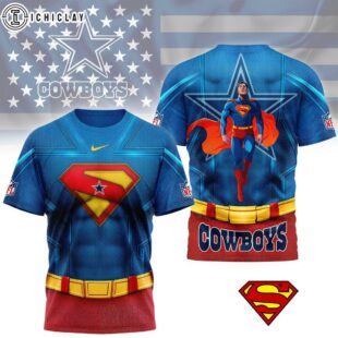 Dallas Cowboys Superman 3D T-Shirt