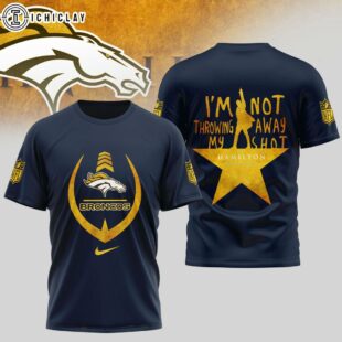 Denver Broncos NFL Hamilton 3D T-Shirt