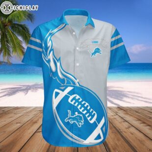 Detroit Lions Hawaii Shirt Flame Ball – NFL