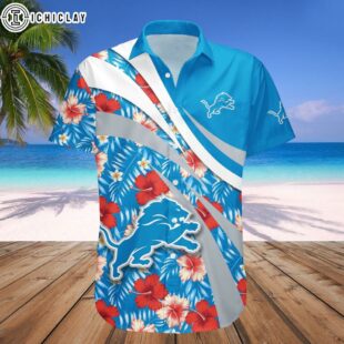 Detroit Lions Hawaii Shirt Hibiscus Sport Style – NFL