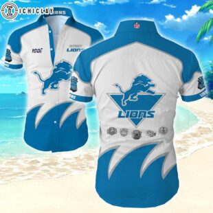 Detroit Lions Hawaiian Aloha Shirt For Cool Fans
