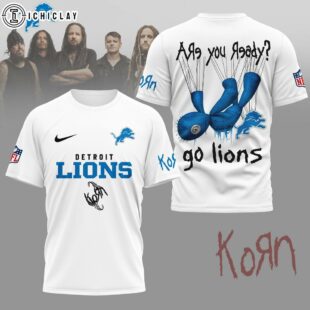 Detroit Lions NFL Korn Fan 3D T-Shirt