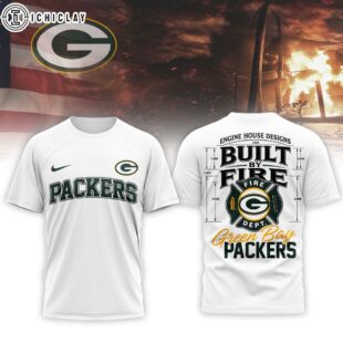 Green Bay Packers NFL Built By Courage Game 3D T-Shirt