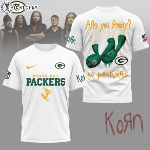 Green Bay Packers NFL Korn Fan 3D T-Shirt