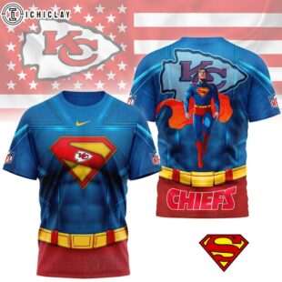 Kansas City Chiefs Superman 3D T-Shirt