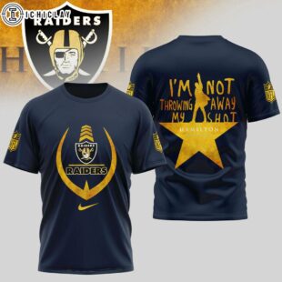 Las Vegas Raiders NFL Hamilton 3D T-Shirt
