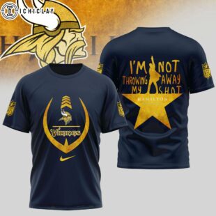 Minnesota Vikings NFL Hamilton 3D T-Shirt