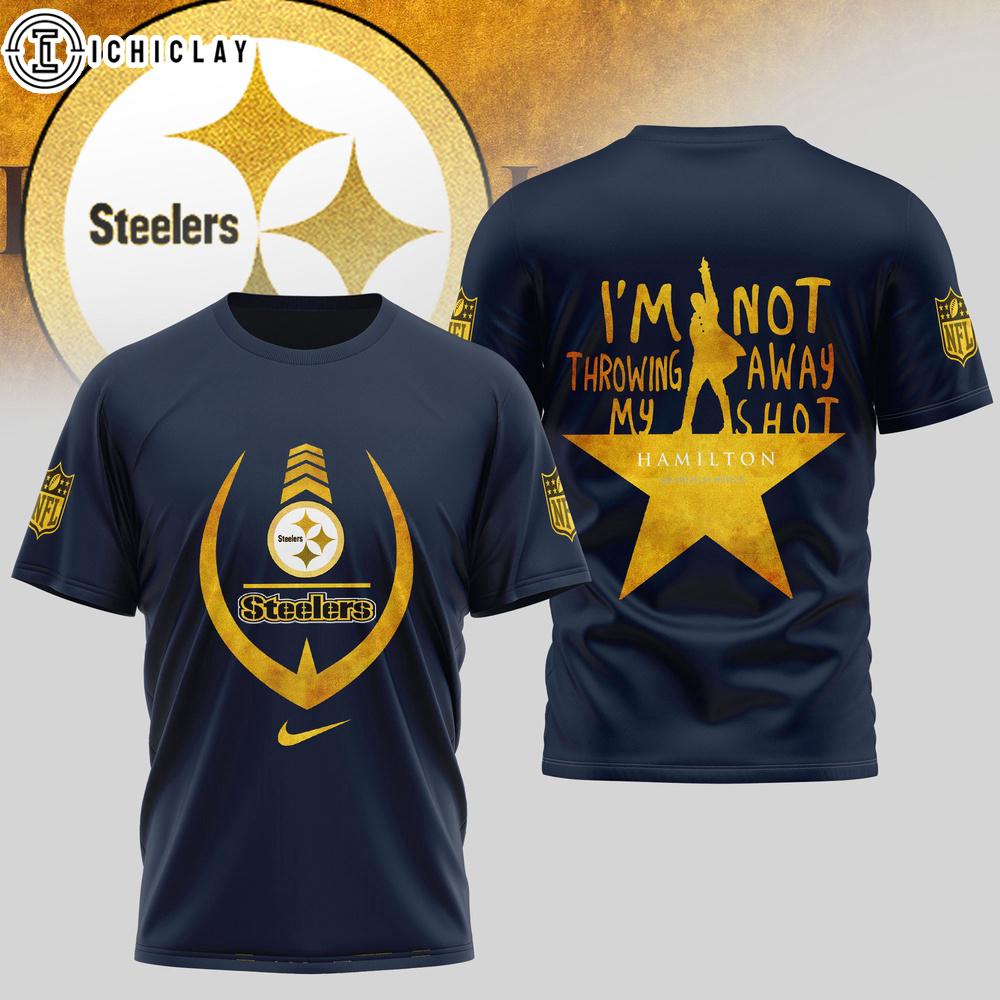 Pittsburgh Steelers NFL Hamilton 3D T-Shirt Pittsburgh Steelers NFL Hamilton 3D T-Shirt