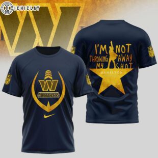 Washington Commanders NFL Hamilton 3D T-Shirt